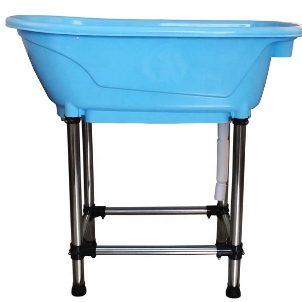 Mini Plastic Pets Dog Cat Washing Grooming Portable Bath Tub