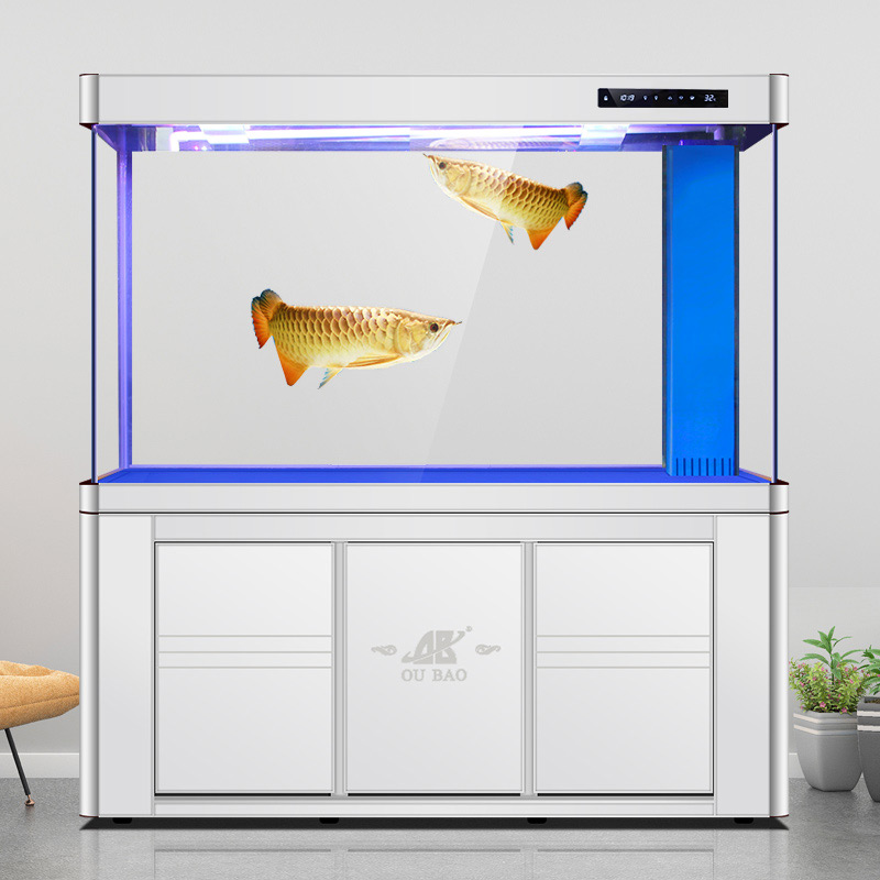 Hot Sale Aluminum Straight Curved Fish Tank Large Fish Aquarium Aquaponic Tank Glass