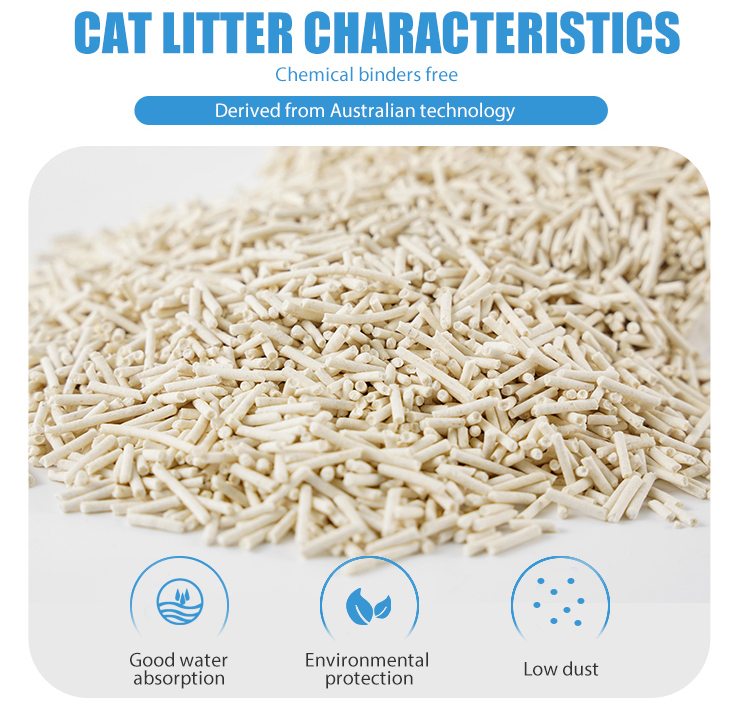 2023 New Trend OEM&ODM Factory Wholesale Clumping Clay Premium Cat Litter Dust Free Melt Water 6L tofu cat litter