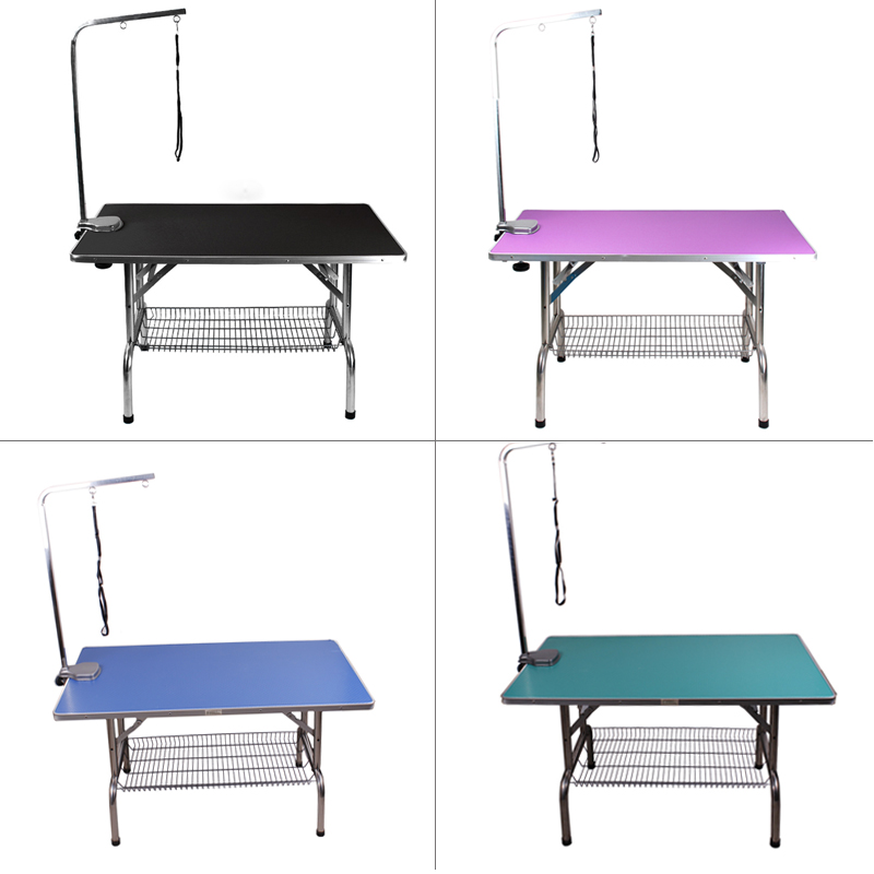 Foldable Convenient Multidimensional and Color Pet Grooming Table