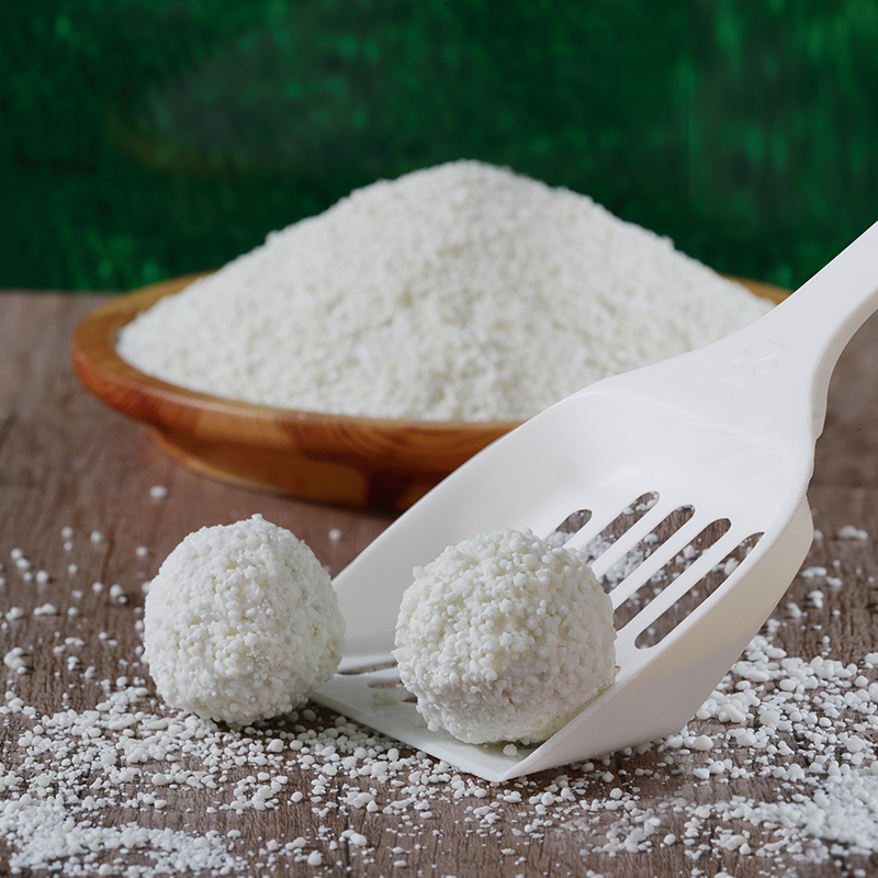 Food grade cassava starch natural cassava cat litter no additives, no dust high-end customizable cassava cat litter