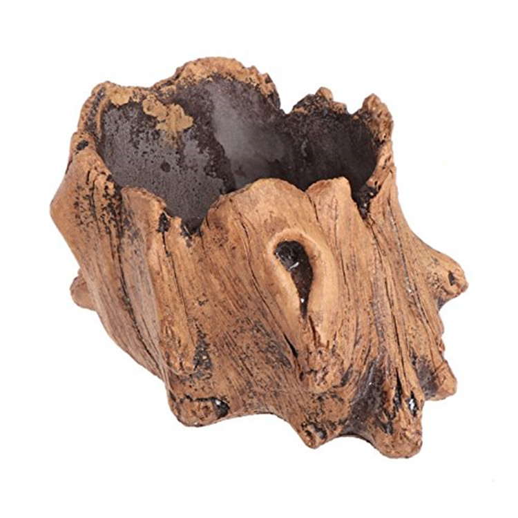 Wholesale Aquarium Plant Pot Driftwood Bowl For Flower Plant