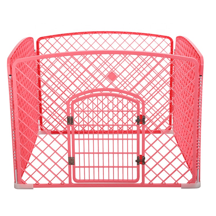 Hot sale pet cage PVC powder coated kennel welded wire mesh dog cage pet cage chain link fence