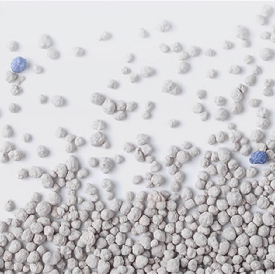 Direct sales of high-quality cat litter made of crushed bentonite with colored particles