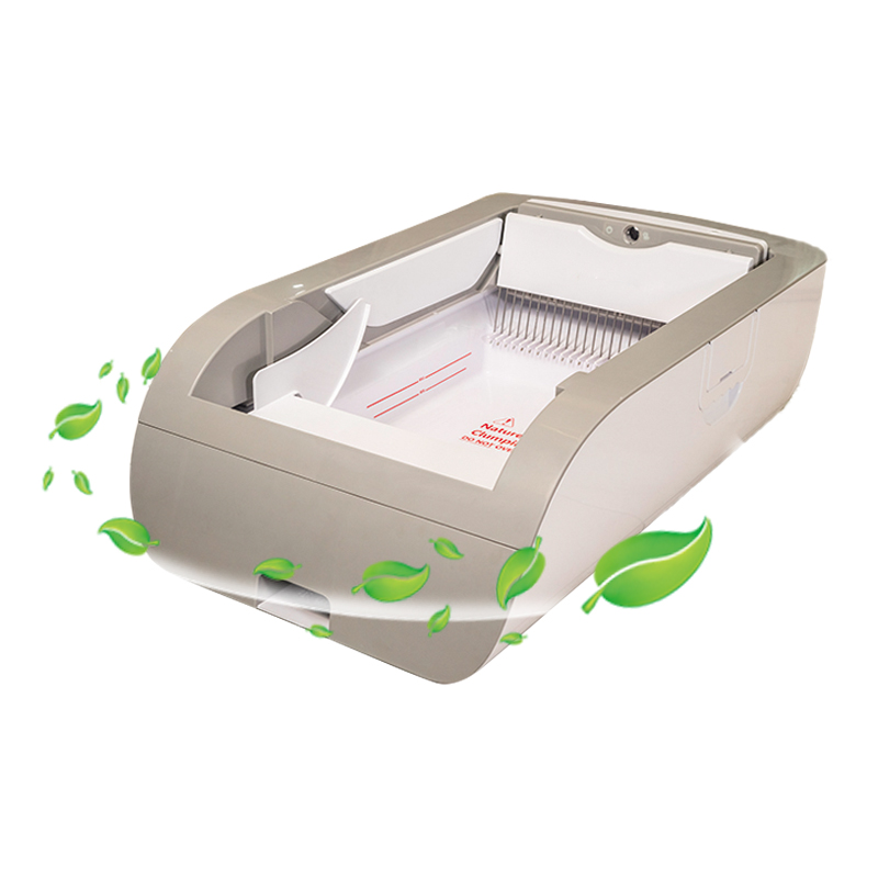 2023 hot selling Sterilization and deodorization mobile control auto self-cleaning smart litter box