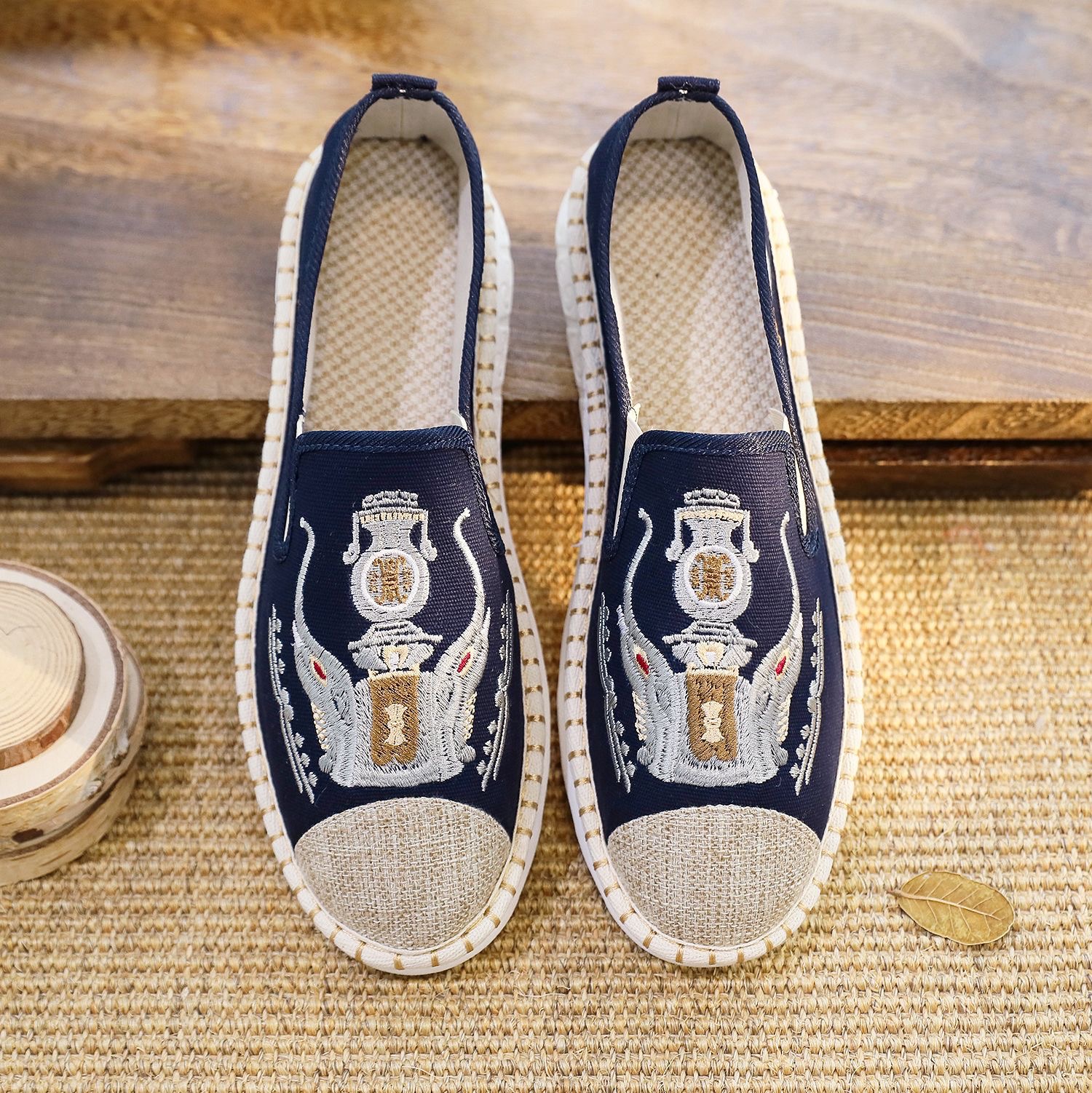Men Designer Espadrilles atos De Hombre New Fisherman Canvas Shoes Men's Casual Sneakers Male Driving Soft Loafers e49e 's
