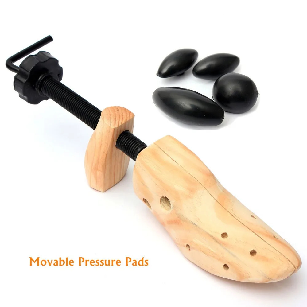 ZGZJYW shoe stretching wooden shoe tree frame adjustable flat pump shoe expansion machine tree size S/M/L womens 241126