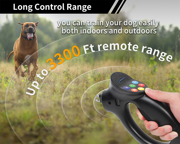 Pet Training Products Remote Vibrating Dog Training Collar anti bark collar