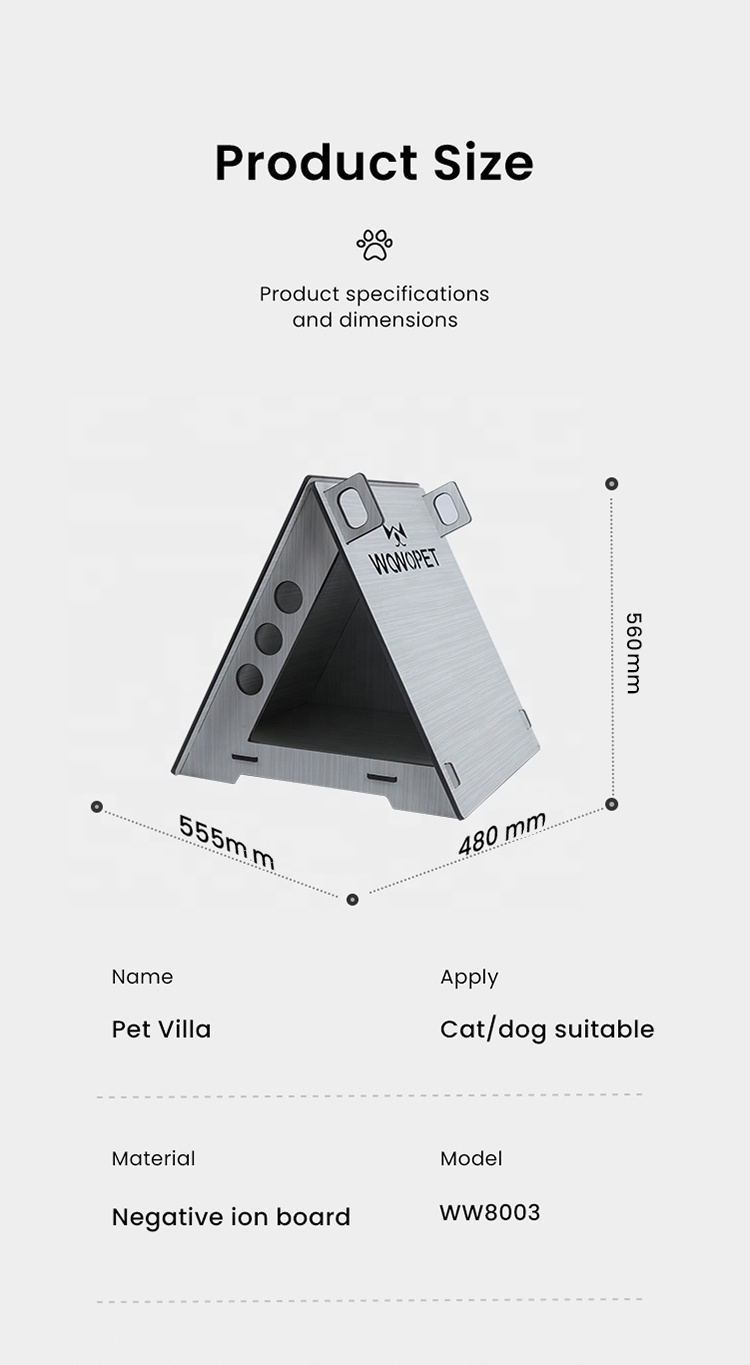 Luxury Solid Villa Petco Dog Houses Cat Houses Pet Products Pet Houses for Small Animals Indoor Bamboo Fashion