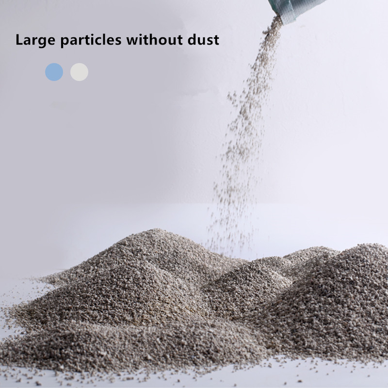 100% raw ore bentonite cat litter Irregular shape can be OEM customized bentonite cat litter