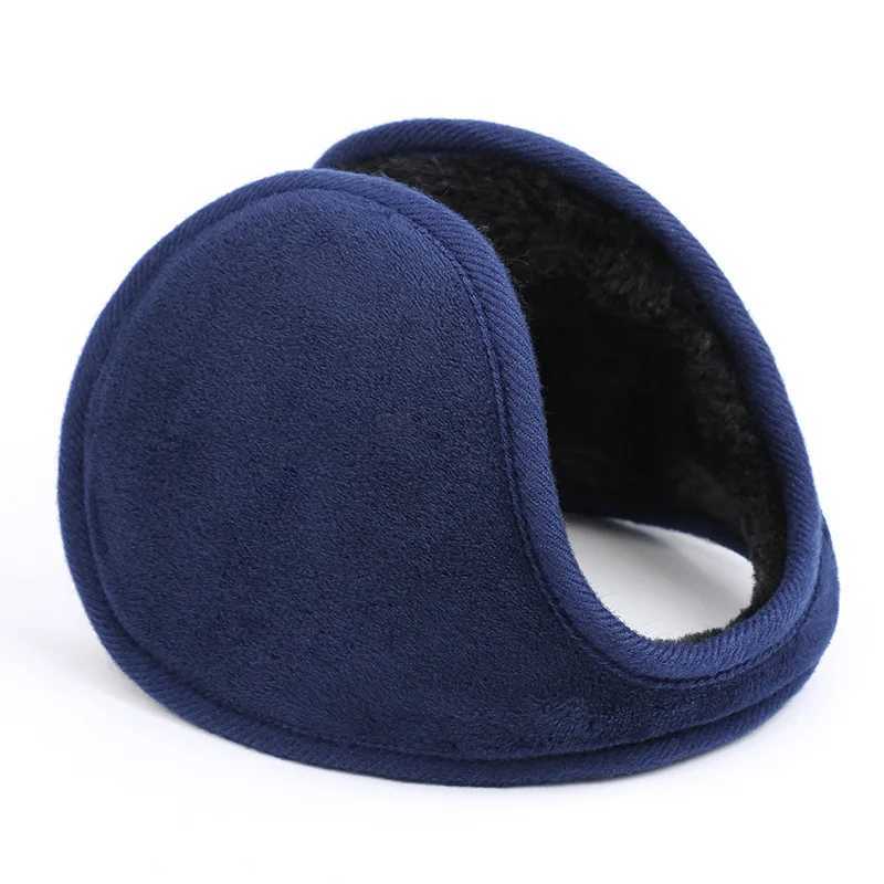 11cm earmuffs womens earmuffs mens plush shoulder straps fashionable earmuffs warm wool winter outdoor protective earmuffs W241126