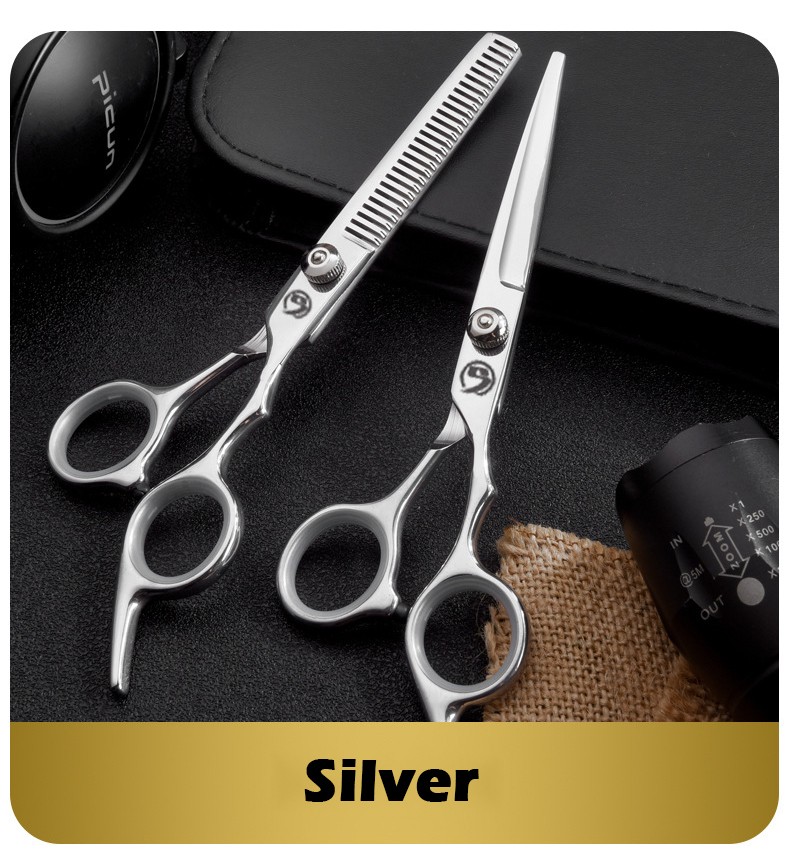 Pet Grooming Scissors Stainless Steel Cats and Dogs Hair Seam Scissors Up and Down Curved Scissors Sharp Haircut Pet Tool Set