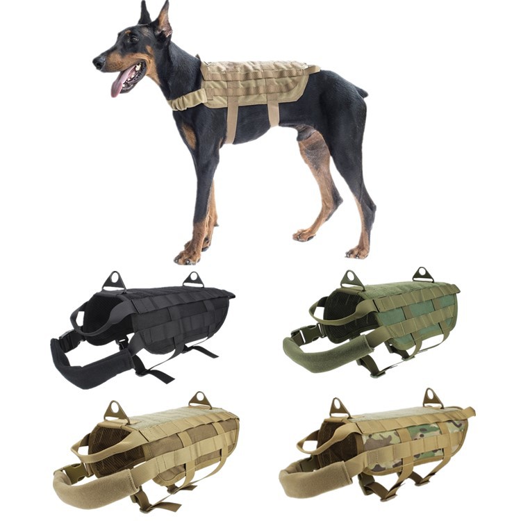 Outdoor dog vest training suit adjustable dog coat