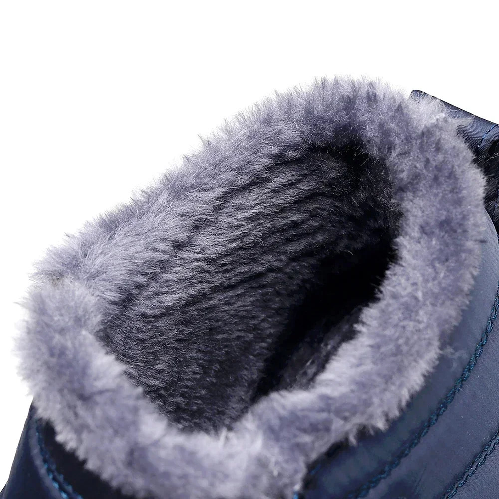 Neutral pure cotton slippers winter outdoor mens shoes cold resistant casual snow boots mens plush warm womens shoes size 35-47 241126