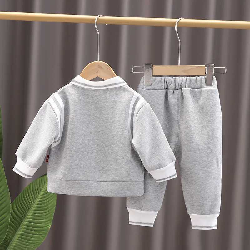 Clothing Sets Spring Autumn Children Baby Boys Sport Clothes Cartoon T-Shirt Pants 2Pcs/sets Infant Kids Casual Clothing Toddler Tracksuits H241126