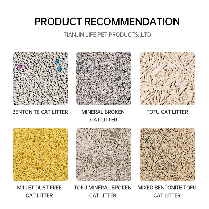 Chinese Manufacturer Wholesale Tofu Cat Litter Natural Unscented Tofu Cat Litter Non-Stimulating