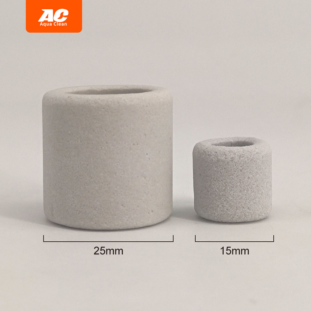 25mm Aquarium Filter Media Ceramic Rings