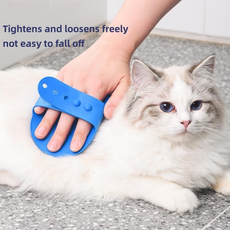OF New Design Pet Grooming Palm Brush Hair Fur Grooming Massaging Brush For Dog