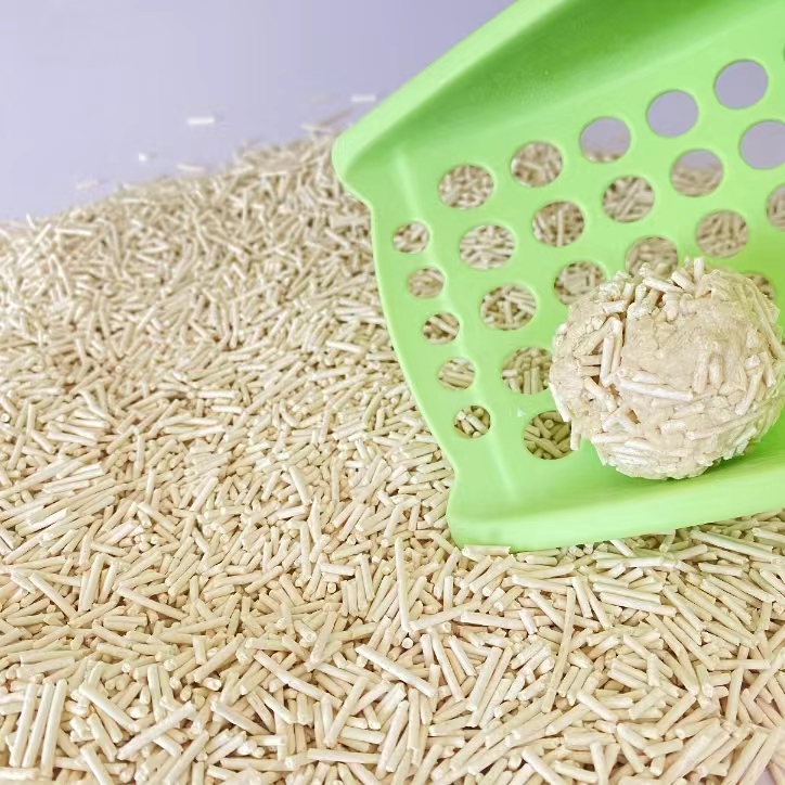 High Selling Fast Clumping Cat Litter Tofu Pure Natural Plant Materials Flushable Toilet Tofu Cat Litter
