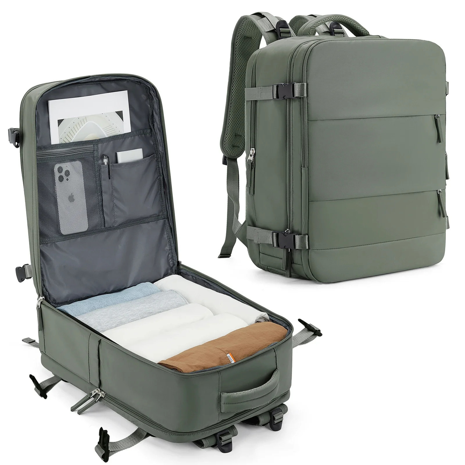 Sport hiking backpacks 40x20x25 travel backpacks for women men weekend picnic camping backpacks easy to carry large space 241114
