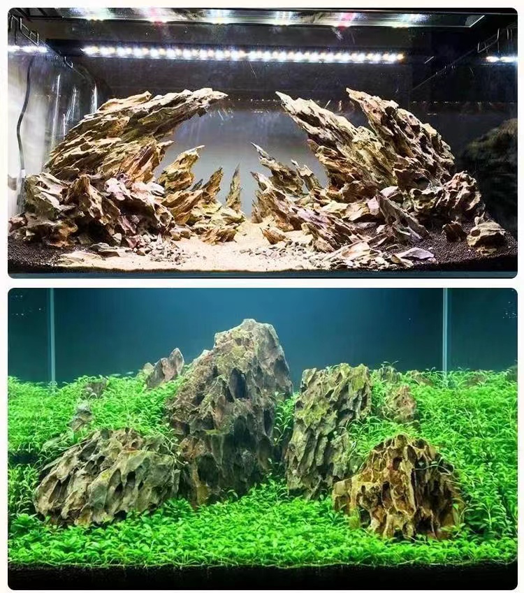 Fish tank Landscaping stone Aquarium decoration Rockery stone Simulated Dragon Stone
