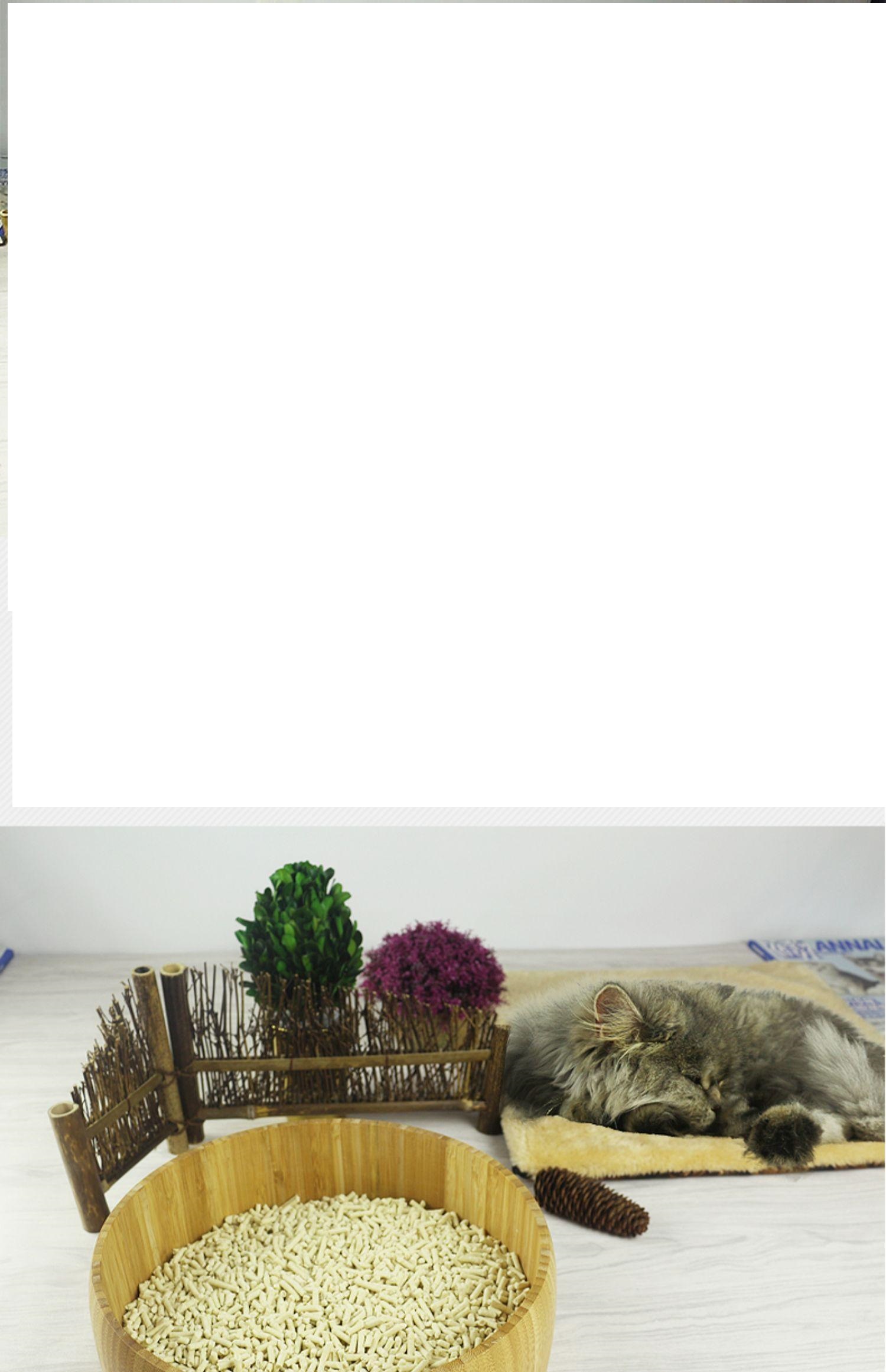 Wholesale Lower Price Degradable Clumping Natural Bentonite And Tofu Cat Litter