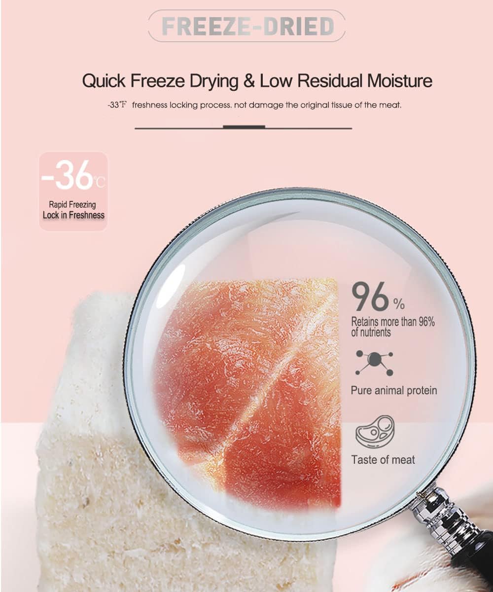 Top Selling Pet Food OEM Cat and Dog Treats Freeze Dried Duck Snacks Chicken Granule Factory Wholesale