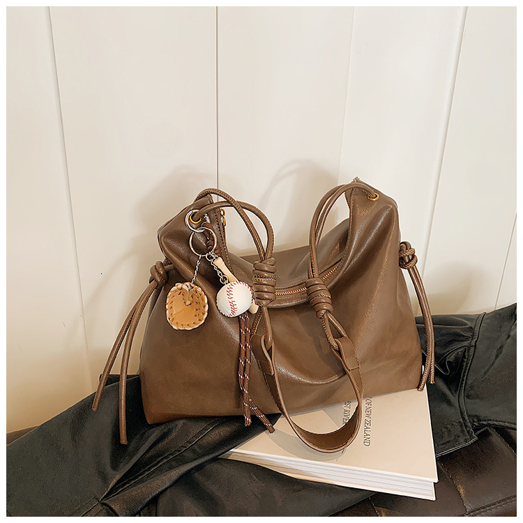 Large Capacity For Women's Autumn Winter New Versatile Shoulder Bag, Casual And Simple Commuting Dumpling Bag Designer Bags Handbags Women