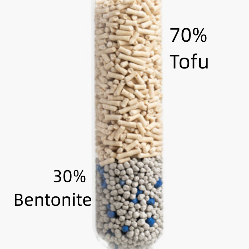 Oem Clumping Bentonite Customized Packaging Easy Clean Mix Sand Tofu Cat Litter Sand Crash