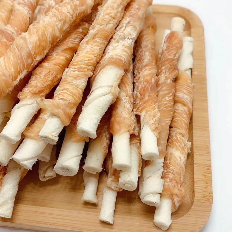 Hot Sale High Quality Pet Snack Chicken And Beef Rope Dog Treats