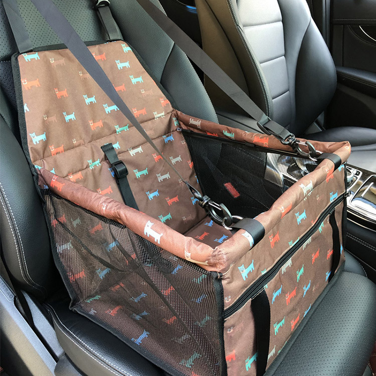 Hot Sale Foldable Dog Cat Car Booster Seat Front Safety Pet Car Carrier Protector