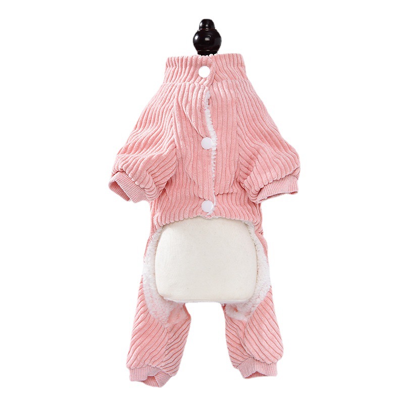 Warm Thick corduroy Pet Clothes Cute Funny Sport Cartoon Style Apparel Dogs Cats Small XL XXL Sizes Winter Spring Holidays