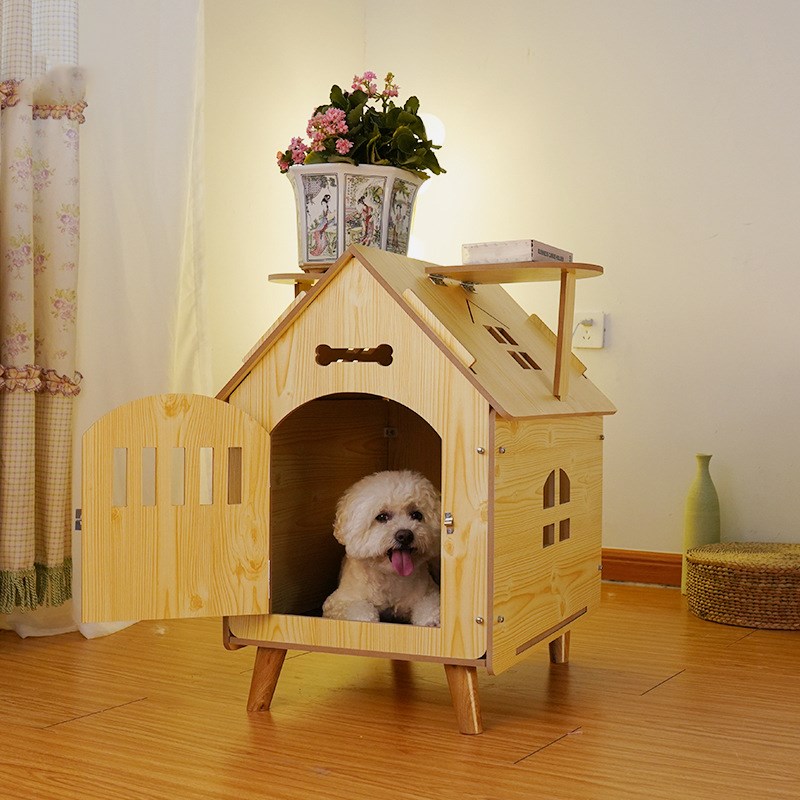 Indoor Pet Cat Dog House Hot Selling Wooden Factory Wholesale Collapsible Folding Custom Logo Carton Box Customized Sustainable