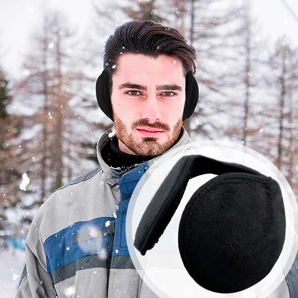 Mens winter plush earmuffs soft and comfortable earmuffs in autumn and winter warm for daily use W241126