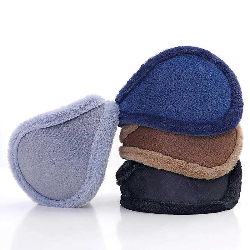 Womens ear warmers windproof ear cushions thick plush winter warm wool ear cushions outdoor circulation warm soft ear cushions W241126