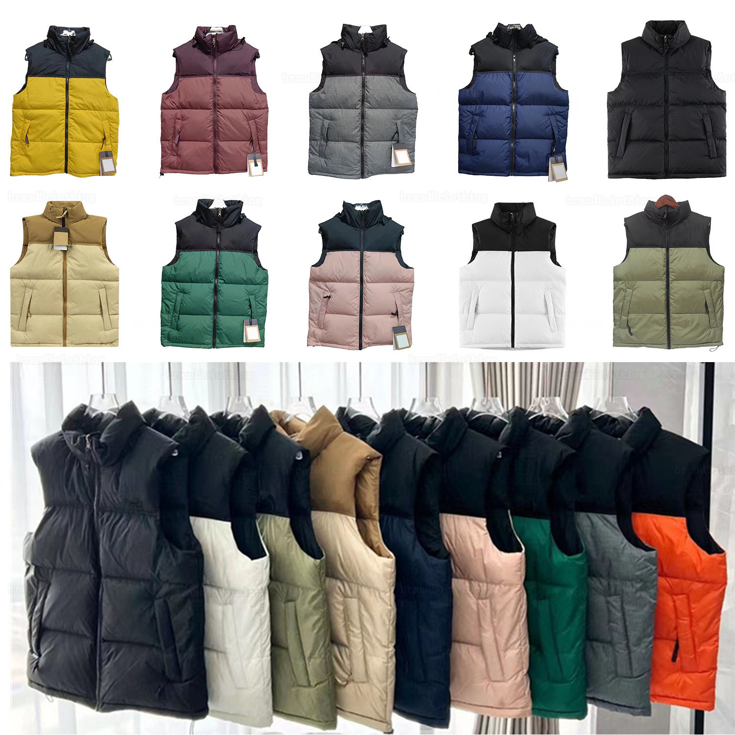 Designer gilet mens jacket luxury down woman vests feather filled material coat mans vest apparel windbreaker womens sleeveless outdoor warm outwear clothing