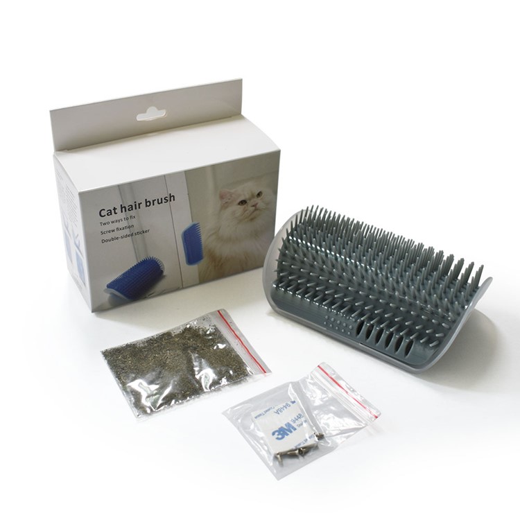 2024 Custom hot selling pet supplies pet cat corner hair scrubber factory directly wholesale
