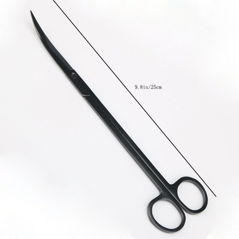 5PCS Black Aquascape tools stainless steel aquarium tools set aquarium tweezer
