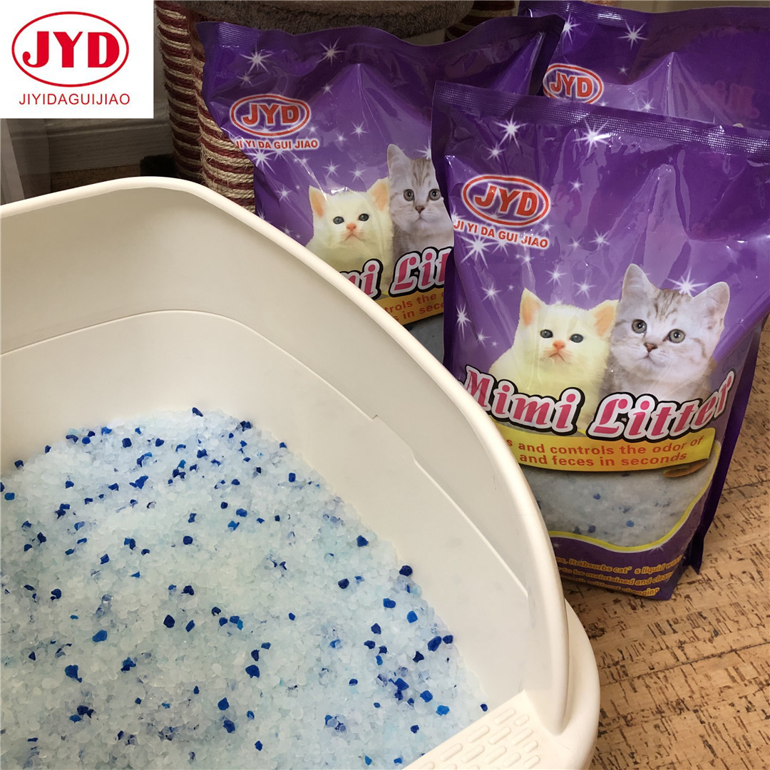 4-8mm 6-8mm OEM Pet Supplies Dust Free Clean Up Products Crystal Silica Gel Cat Litter