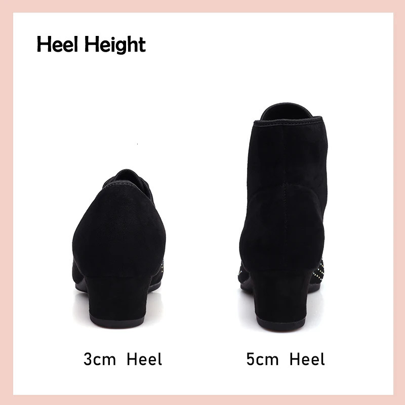 DKZSYIM Womens Dance Shoes Latin Dance Hall Dance Shoes Modern Shoes Womens Tango Shoes Womens High Heels Dance Shoes 3cm-5cm 241126