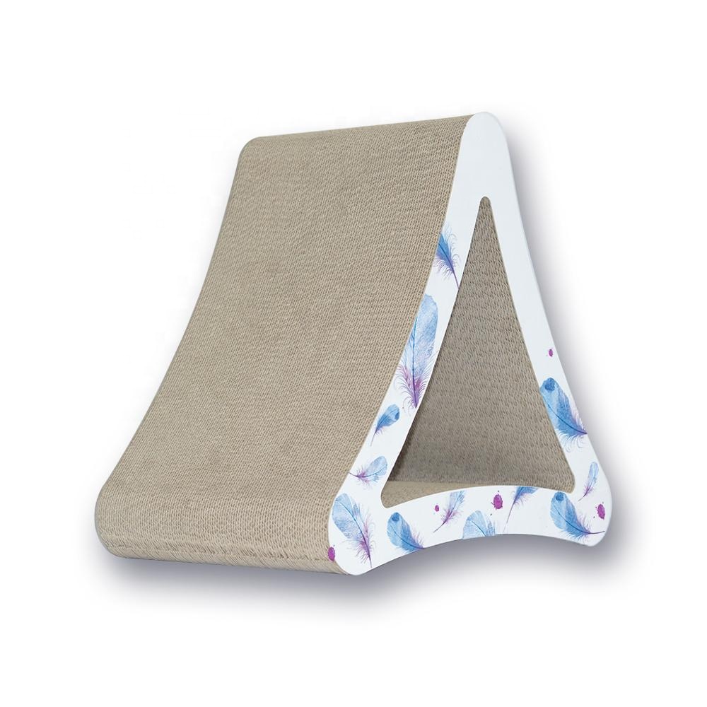 Wholesale Pet toys tall corrugated paper Cat Scratching Post tree Cat toy tower Cardboard Cat Scratcher