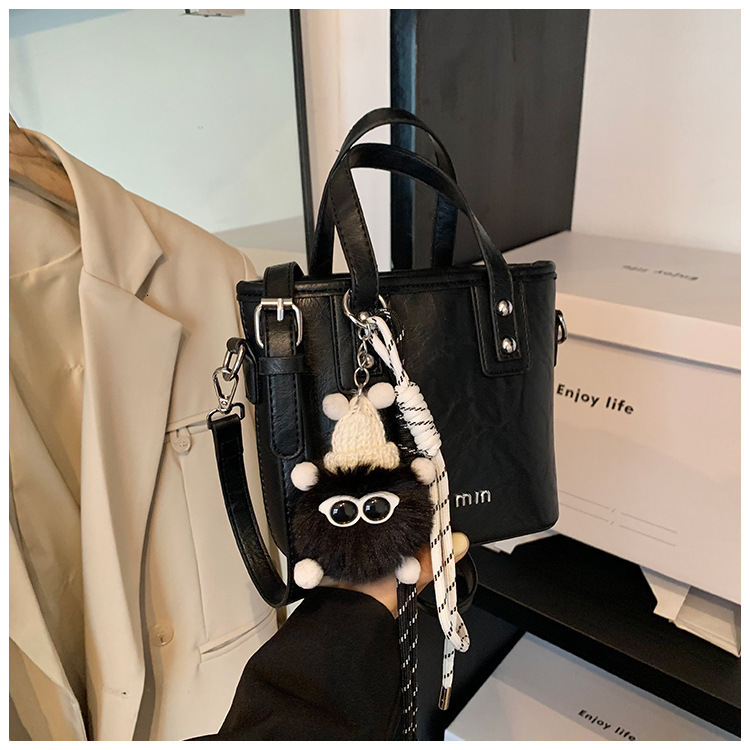 High Quality And Fashionable Handbag, Women's New Commuting Bucket Bag, Casual Splicing Color Blocked Single Shoulder Crossbody Bag Designer Bags