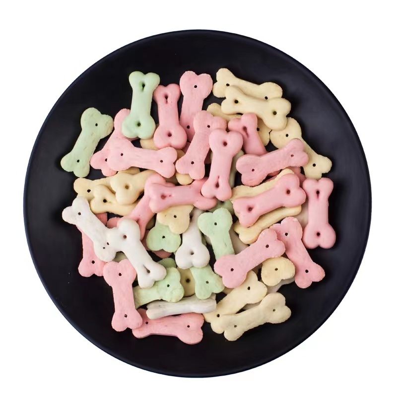 N4P All Natural Bone Shape Milk Flavored Biscuits Dog Treats Pet Snack Biscuits for Dogs