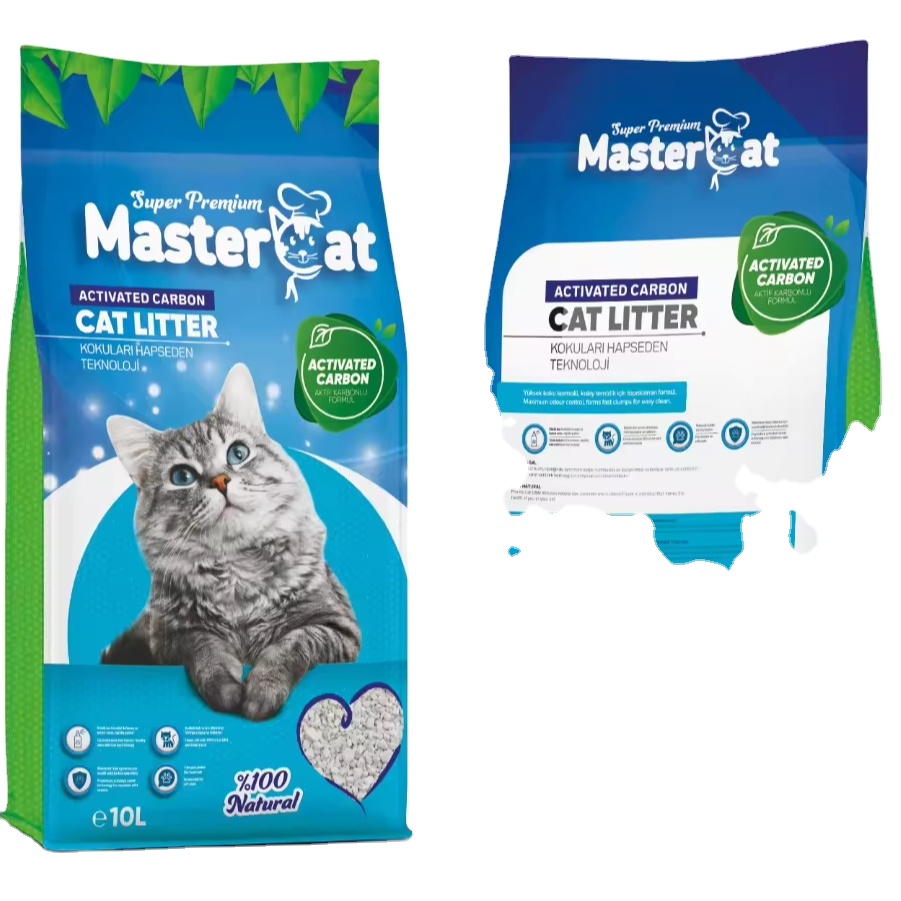 10L MasterCat Sand - High-Quality Fast Clumping Bentonite Cat Litter Scented with Marseille Soup for Cats Wholesale