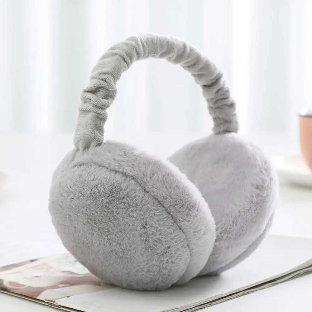 Women Earmuff Warm Keeping Skin-friendly Faux Rabbit Ear Cover Fur Rotating Adjustable Lightweight Lint-free Washable Ear FlXJ241126