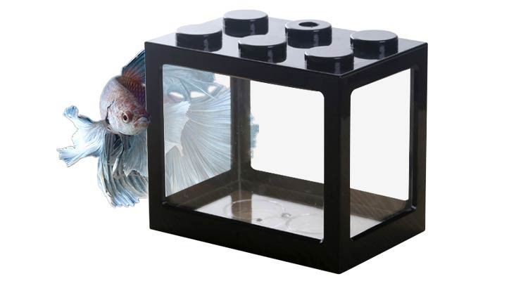 aquarium fish tank for betta plastic fish tank with LED light