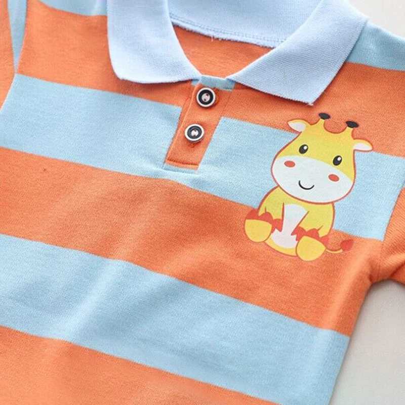 Clothing Sets 2023 Fashion Baby Boys Cotton Clothes Pullover Striped Shirts + Pants Jeans 2Pcs/Sets Infant Kids Tracksuits Casual Outfits H241126