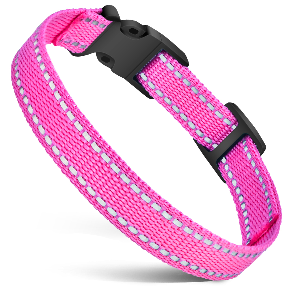 Wholesale Custom Classic Cheap Plastic Recovery Adjustable Pet Collar Nylon Dog Pet Collar Reflective Pets Neck Collar