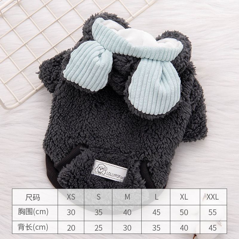 Warm Thick Coral Fleece Pet Clothes Cute Funny Sport Cartoon Style Apparel Dogs Cats Small XL XXL Sizes Winter Spring Holidays