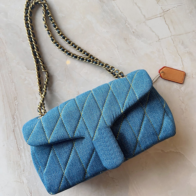 New Denim Bag Purse Pillow Taby Shoulder Bag Women Designer Bags High Quality Handbags Classic Flap Cbag Hobo Crossbody Wallet 240322